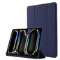 Skin Feel Tri-fold Leather Tablet Case with Pen Slot