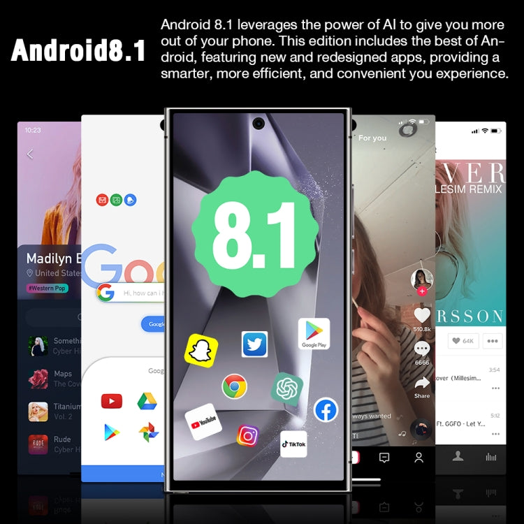 S24 Ultra / L26A, 6.75 inch Screen, Android 8.1 MTK6753 Octa Core, Network: 4G, Dual SIM