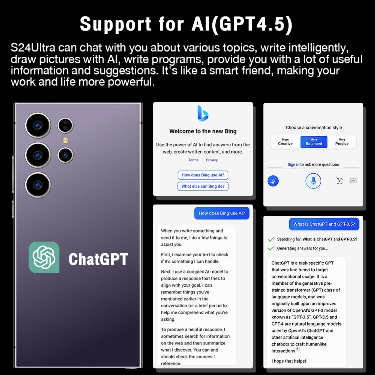 S24 Ultra / L26A, 6.75 inch Screen, Android 8.1 MTK6753 Octa Core, Network: 4G, Dual SIM