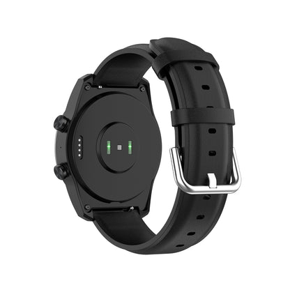 22mm Leather Strap with Round Tail Buckle