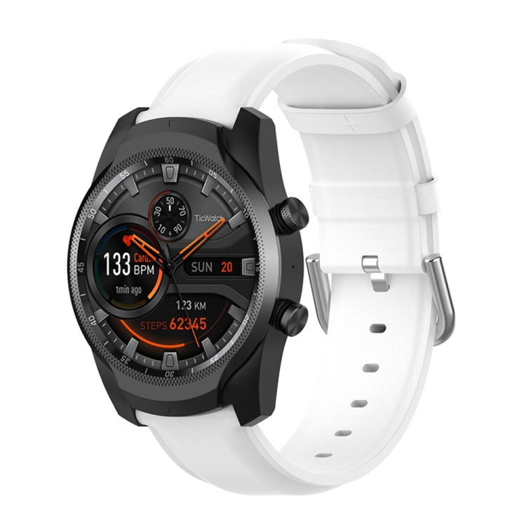 22mm Leather Strap with Round Tail Buckle