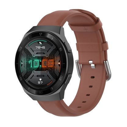 22mm Leather Strap with Round Tail Buckle