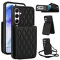 YM015 Crossbody Rhombic Card Bag RFID Phone Case