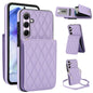 YM015 Crossbody Rhombic Card Bag RFID Phone Case