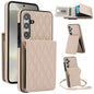 YM015 Crossbody Rhombic Card Bag RFID Phone Case