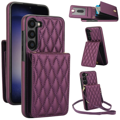YM015 Crossbody Rhombic Card Bag RFID Phone Case