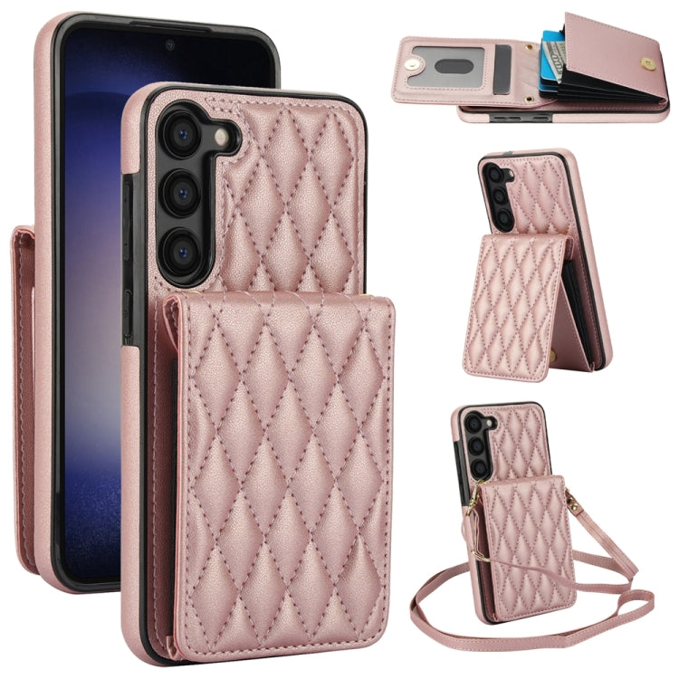 YM015 Crossbody Rhombic Card Bag RFID Phone Case