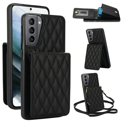 YM015 Crossbody Rhombic Card Bag RFID Phone Case