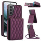 YM015 Crossbody Rhombic Card Bag RFID Phone Case
