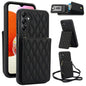 YM015 Crossbody Rhombic Card Bag RFID Phone Case