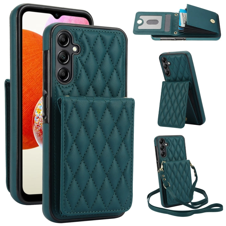 YM015 Crossbody Rhombic Card Bag RFID Phone Case