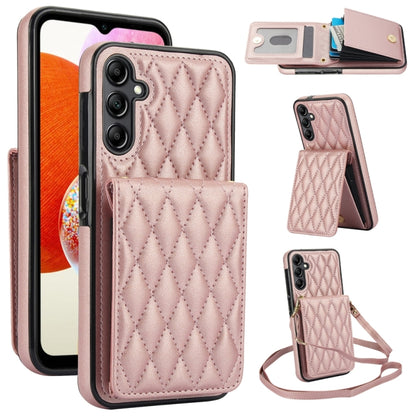 YM015 Crossbody Rhombic Card Bag RFID Phone Case