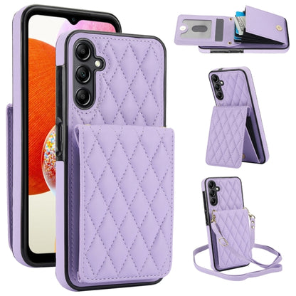YM015 Crossbody Rhombic Card Bag RFID Phone Case