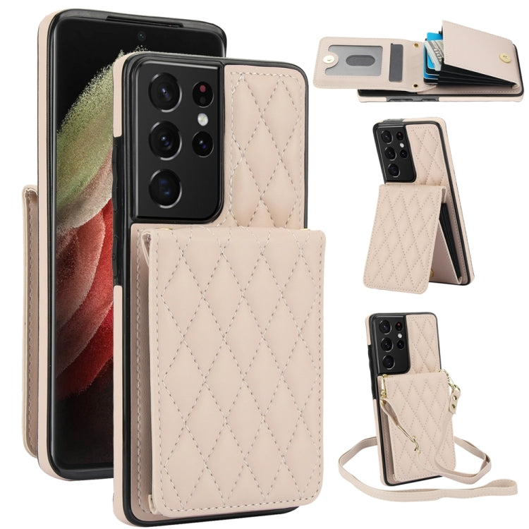 YM015 Crossbody Rhombic Card Bag RFID Phone Case