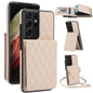 YM015 Crossbody Rhombic Card Bag RFID Phone Case