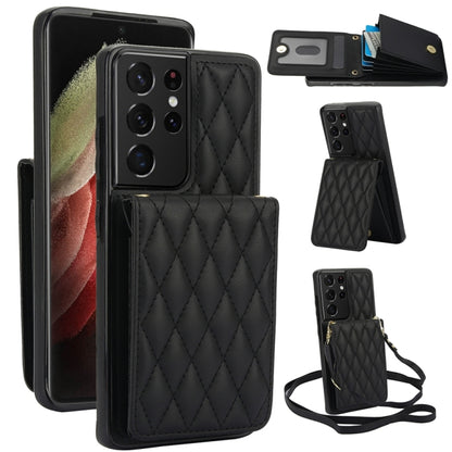 YM015 Crossbody Rhombic Card Bag RFID Phone Case