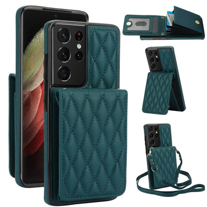 YM015 Crossbody Rhombic Card Bag RFID Phone Case