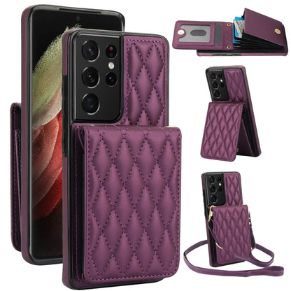 YM015 Crossbody Rhombic Card Bag RFID Phone Case