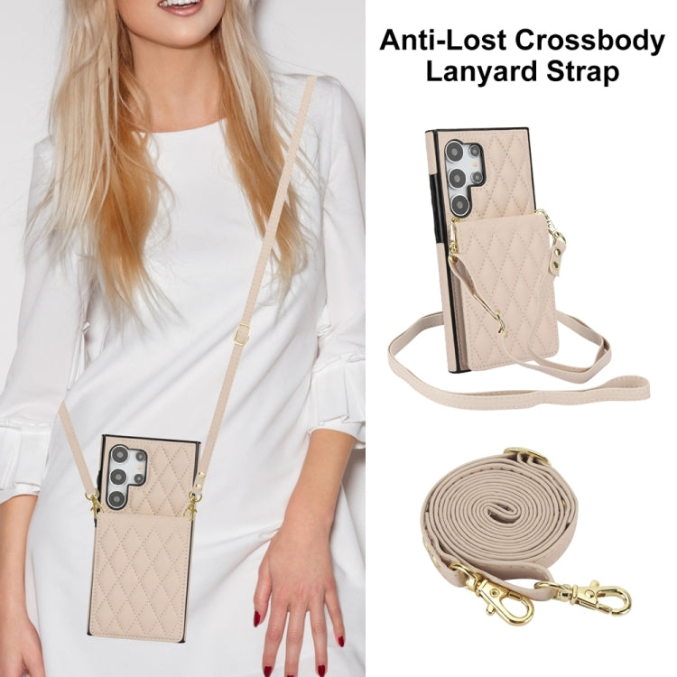 YM015 Crossbody Rhombic Card Bag RFID Phone Case