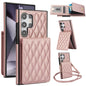 YM015 Crossbody Rhombic Card Bag RFID Phone Case