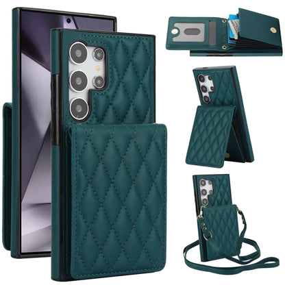 YM015 Crossbody Rhombic Card Bag RFID Phone Case