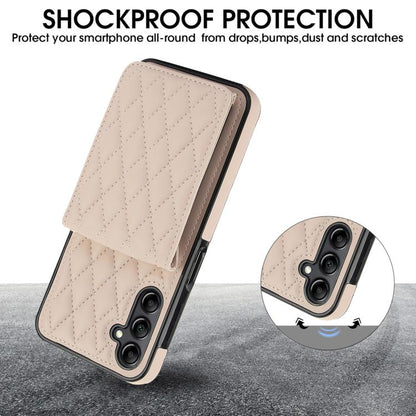 YM015 Crossbody Rhombic Card Bag RFID Phone Case