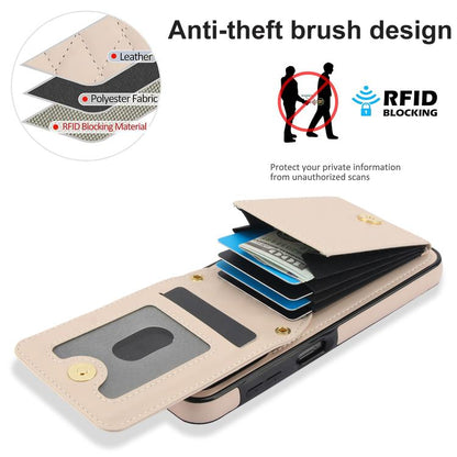 YM015 Crossbody Rhombic Card Bag RFID Phone Case