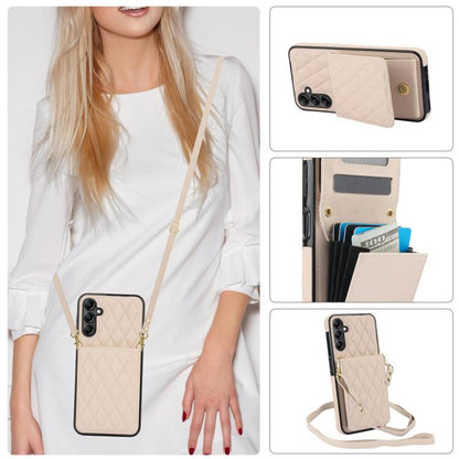 YM015 Crossbody Rhombic Card Bag RFID Phone Case