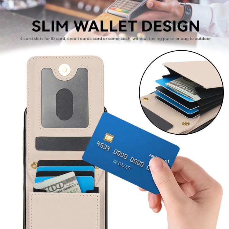 YM015 Crossbody Rhombic Card Bag RFID Phone Case