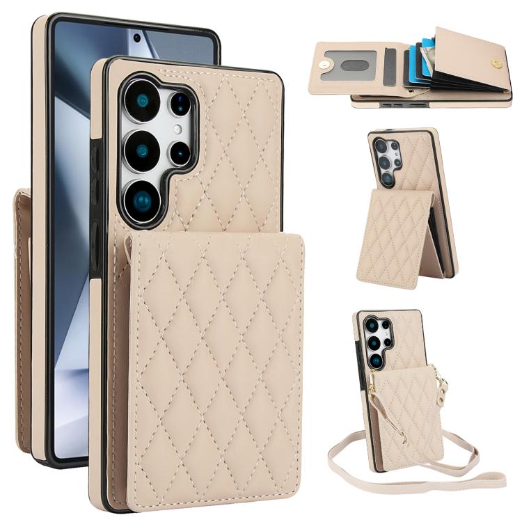 YM015 Crossbody Rhombic Card Bag RFID Phone Case