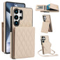YM015 Crossbody Rhombic Card Bag RFID Phone Case