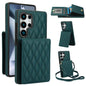 YM015 Crossbody Rhombic Card Bag RFID Phone Case