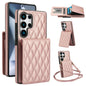 YM015 Crossbody Rhombic Card Bag RFID Phone Case