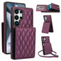 YM015 Crossbody Rhombic Card Bag RFID Phone Case
