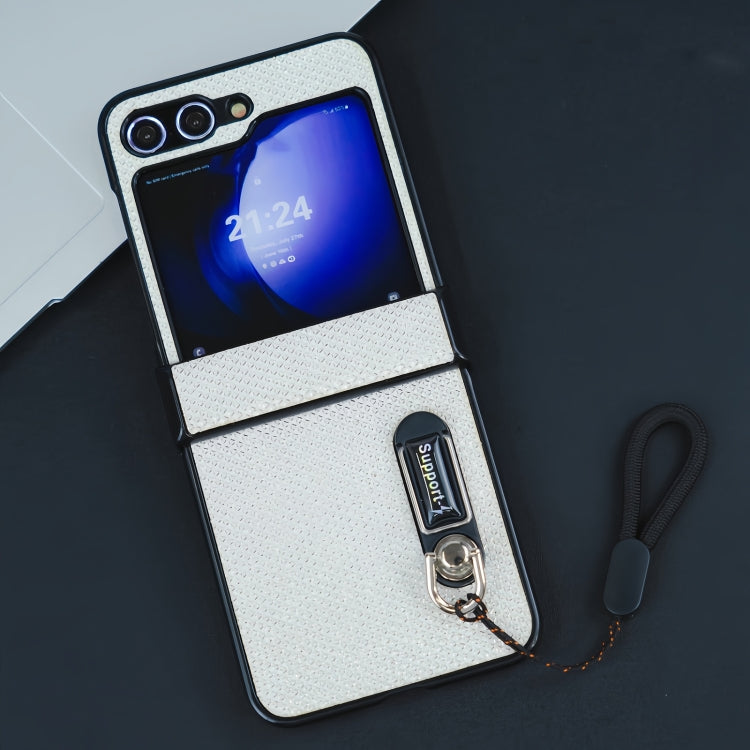 Three Parts Flash Diamond Fold PC Phone Case with Lanyard, For Samsung Galaxy Z Flip6 / Flip7 FE, For Samsung Galaxy Z Fold6 5G, For Samsung Galaxy Z Fold5, For Samsung Galaxy Z Flip5