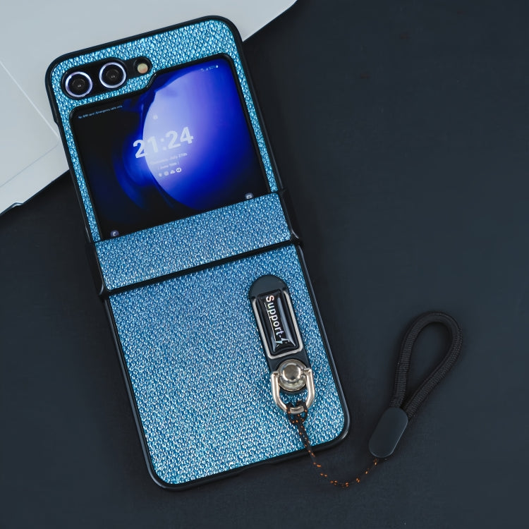 Three Parts Flash Diamond Fold PC Phone Case with Lanyard, For Samsung Galaxy Z Flip6 / Flip7 FE, For Samsung Galaxy Z Fold6 5G, For Samsung Galaxy Z Fold5, For Samsung Galaxy Z Flip5