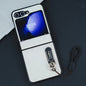 Three Parts Flash Diamond Fold PC Phone Case with Lanyard, For Samsung Galaxy Z Flip6 / Flip7 FE, For Samsung Galaxy Z Fold6 5G, For Samsung Galaxy Z Fold5, For Samsung Galaxy Z Flip5
