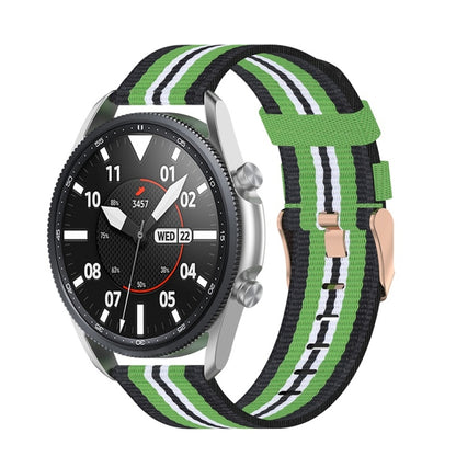 Woven Nylon Textured Strap, Size: Free Size 20mm