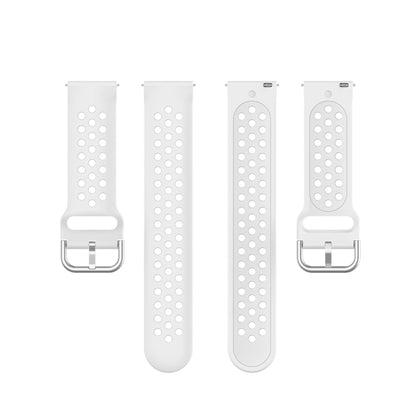 R850 Silicone Sports Solid Color Strap, Size: Free Size 20mm