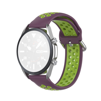 Silicone Sports Two-tone Strap, Size: Free Size 20mm