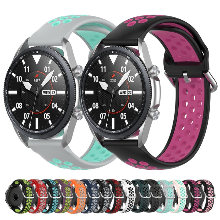 Silicone Sports Two-tone Strap, Size: Free Size 20mm