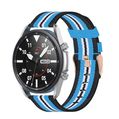 Woven Nylon Textured Strap, Size: Free Size 22mm