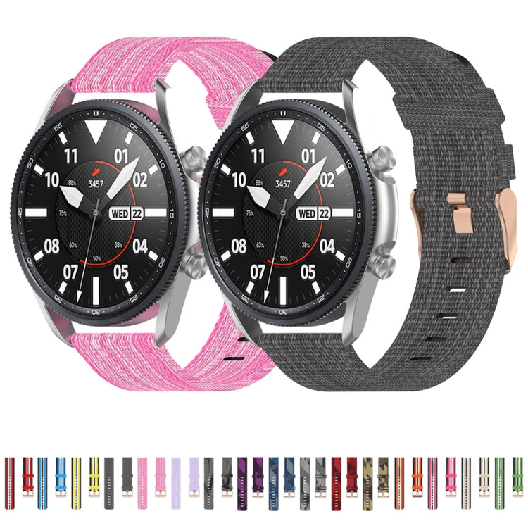 Woven Nylon Textured Strap, Size: Free Size 22mm