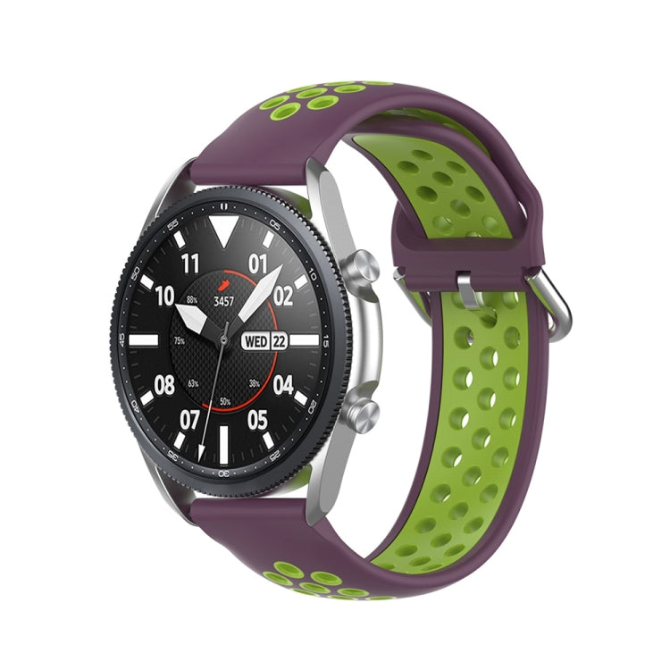 Silicone Sports Two-tone Strap, Size: 22mm