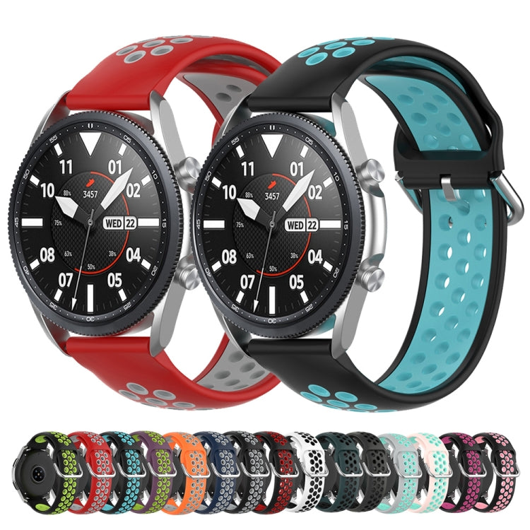 Silicone Sports Two-tone Strap, Size: 22mm