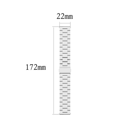 Three Stainless Steel Straps Disassemble The Meter & Ears, Size: 22mm