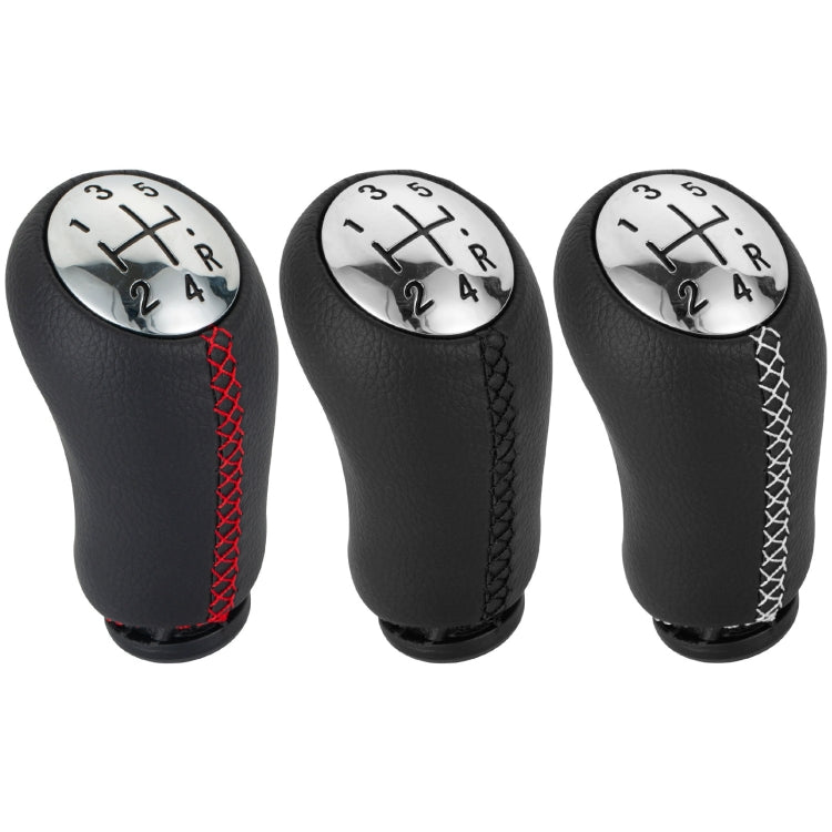 Car Gear Lever Knob Leather Gear Shift Knob, For Renault Clio III MK3