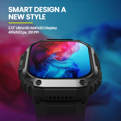 Zeblaze Thor SQ 2.13 inch Screen Smart Watch, 4G Network Android 8.1 2GB+16GB, Thor SQ