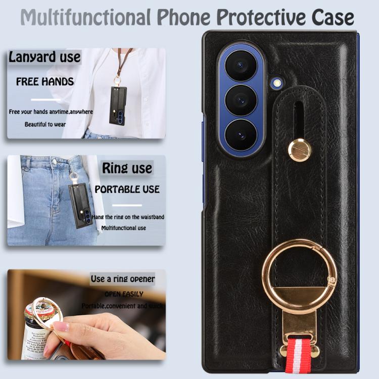 Wristband Leather Back Phone Case