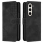 YX0080 Grid Butterfly Embossed Pattern Flip Leather Phone Case with Lanyard